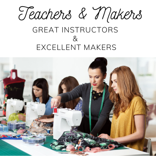 sewing teachers
monogrammers
makers