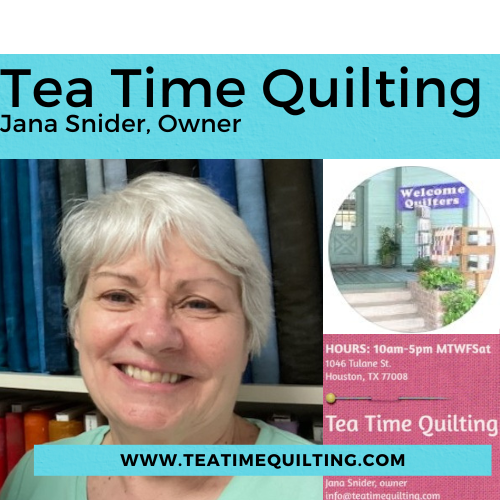 Quilt Shop Long Arm Quilting Jana Snider Houston, TX